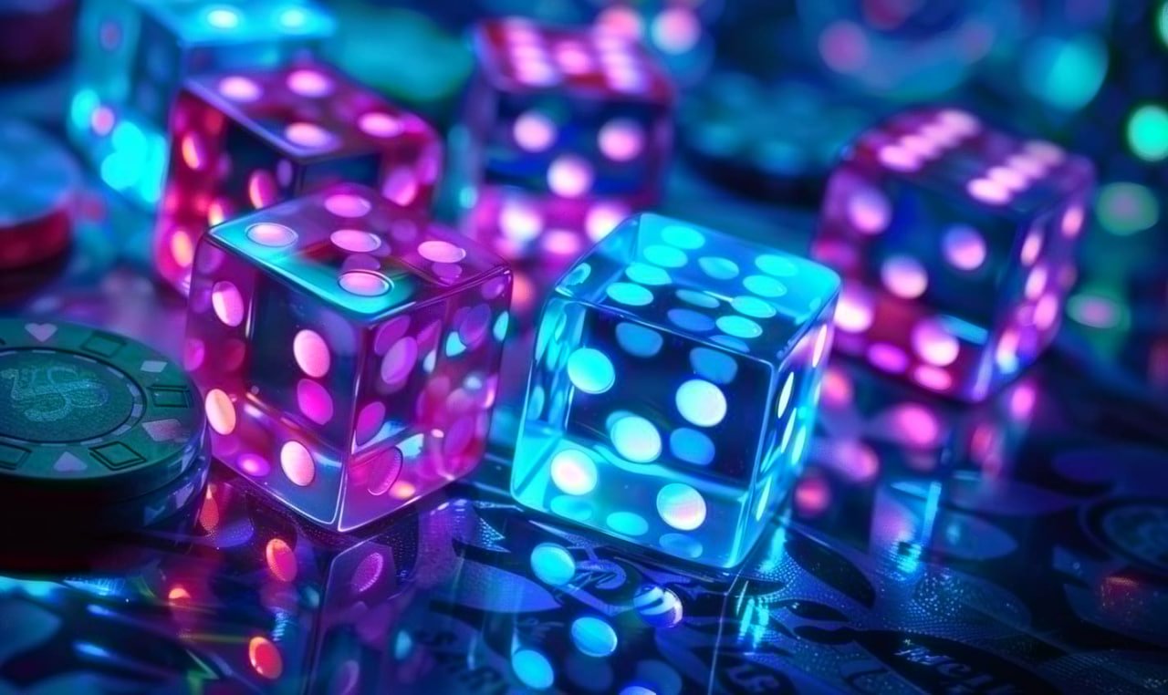 Ilustrasi bola Plinko turun di papan